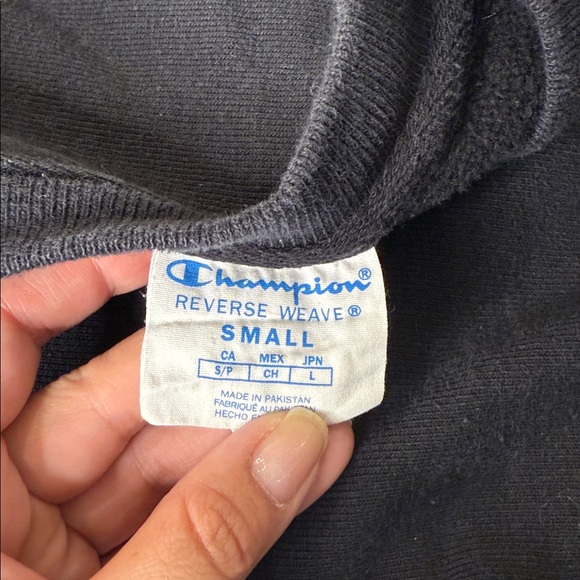 Champion Black Crewneck with Logo - Picture 5 of 6